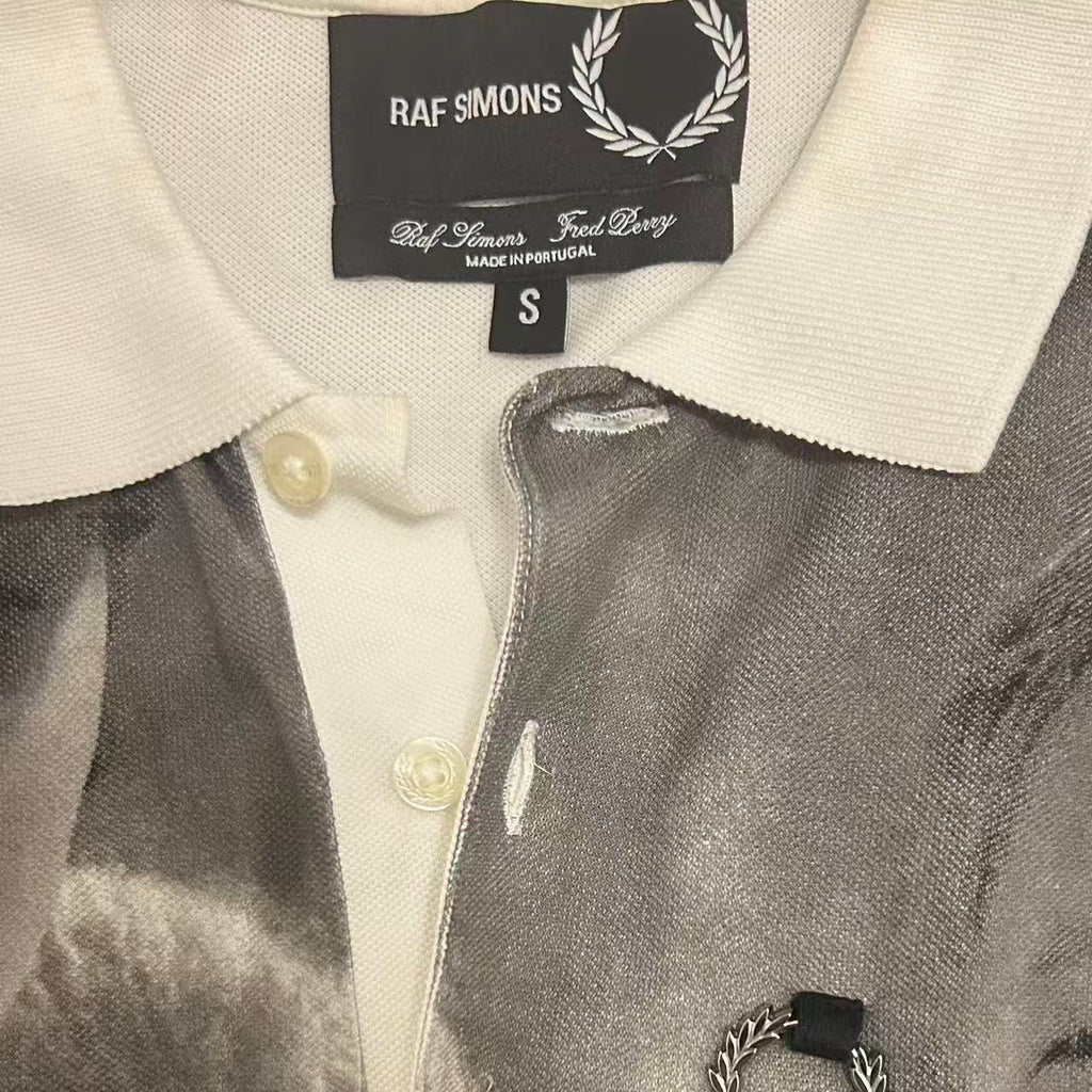 raf simons fred perry 19ss polo tee