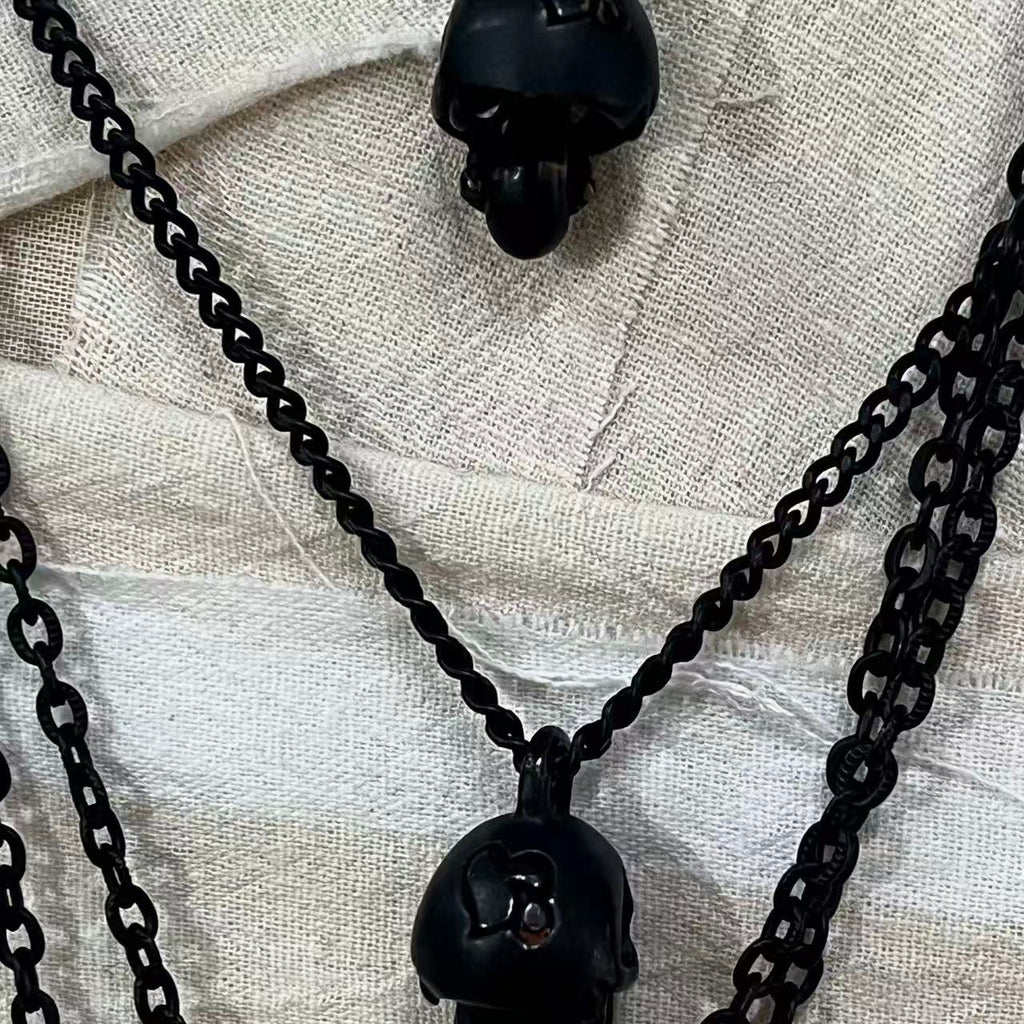 Number Nine 2006SS NOIR Skull Necklace