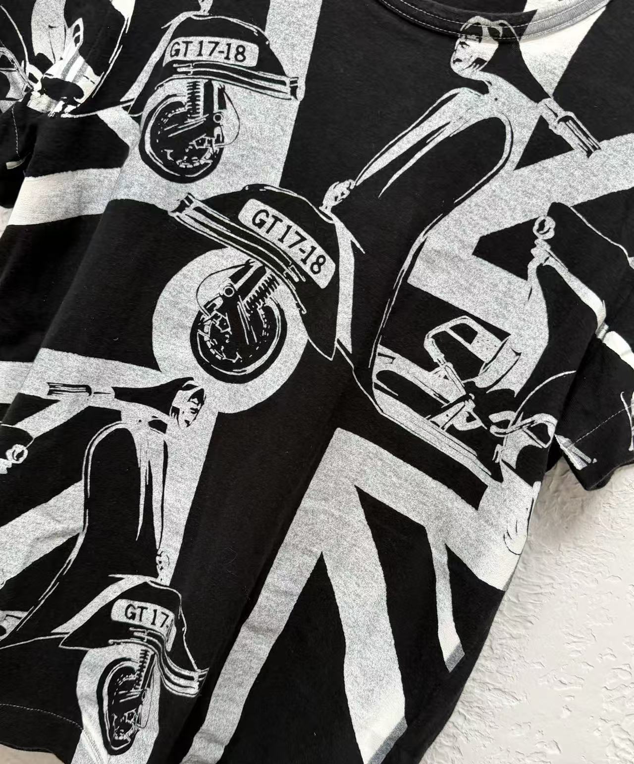 Comme Des Garcons Tricot 05SS Scooter Union Jack Tee