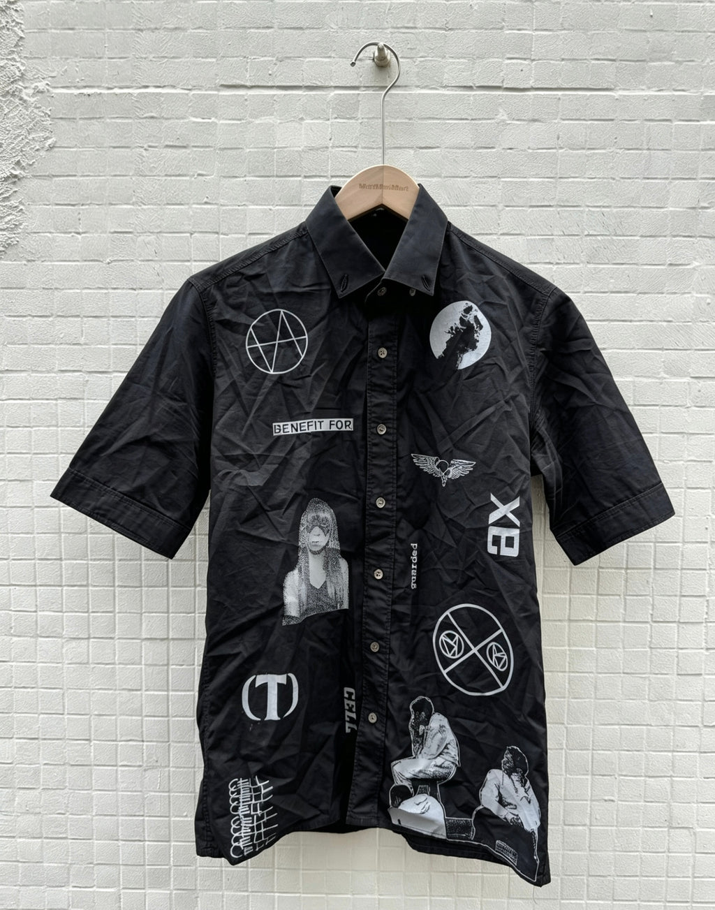 Raf Simons 03SS Consumed Graphic Button Shirt