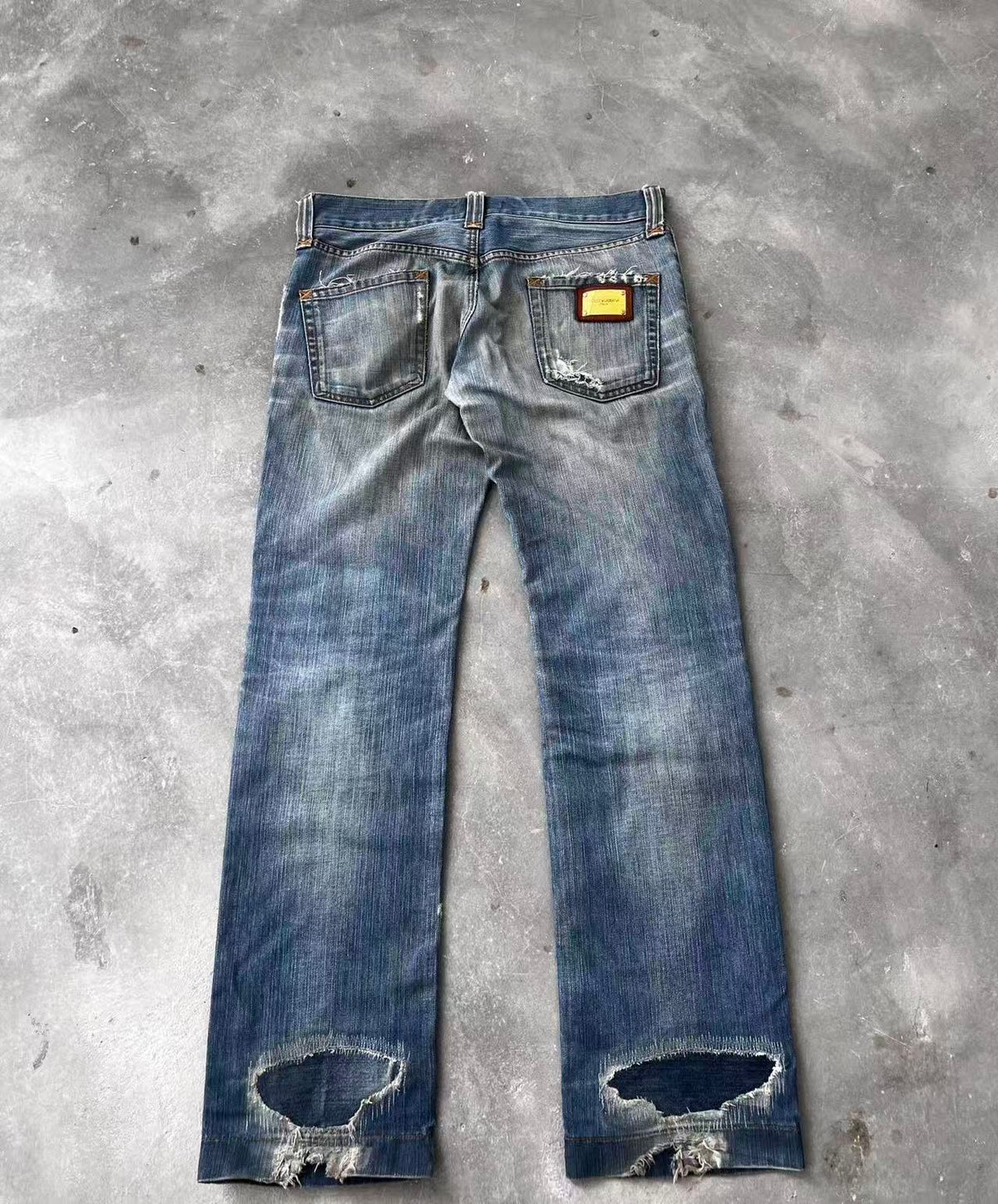 Dolce&Gabbana Blue Washed Denim Jeans