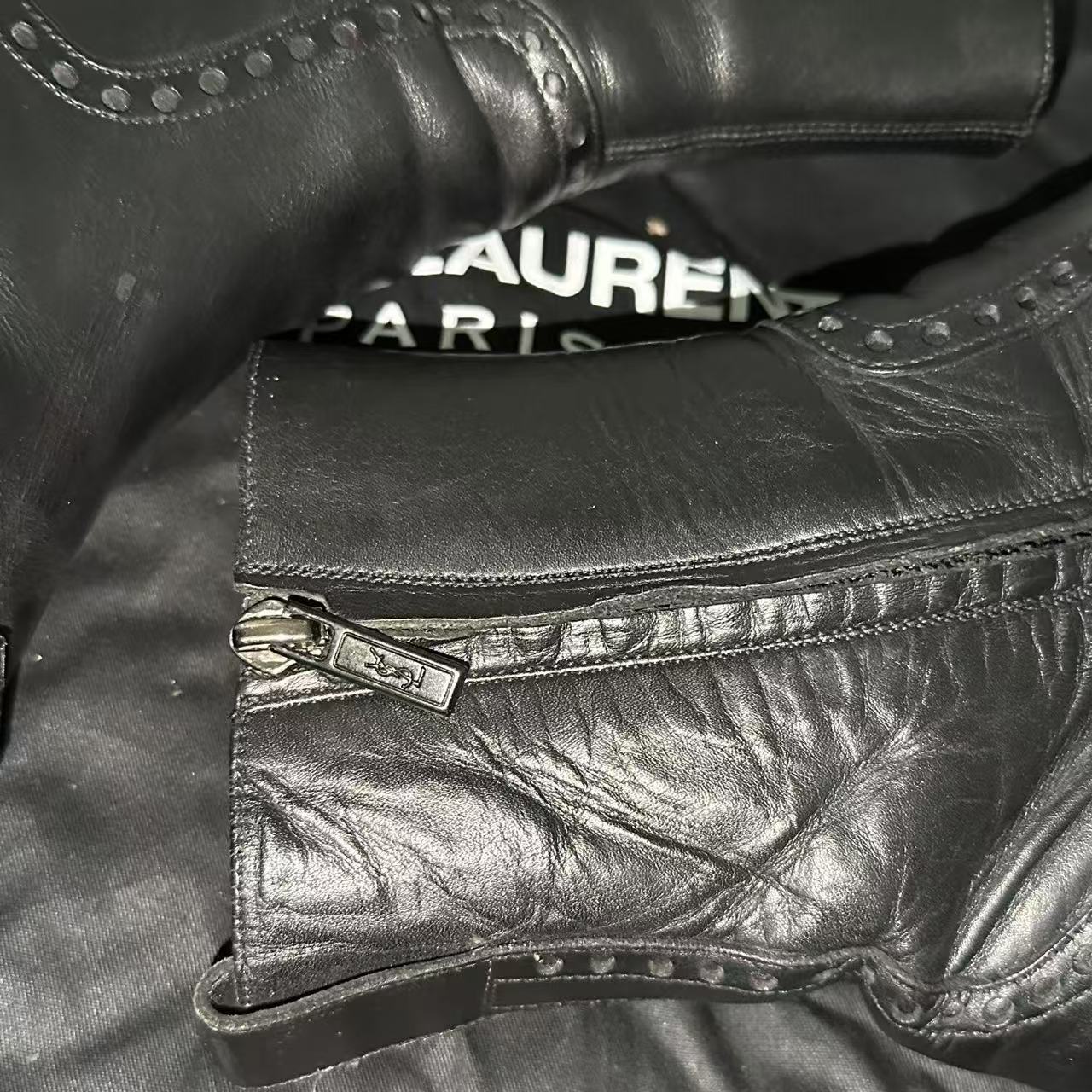 Saint Laurent 15FW Leather Boots