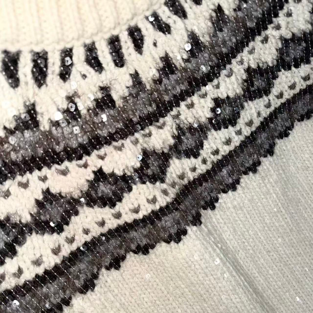 Saint Laurent 13FW Runway Sequin Sweater