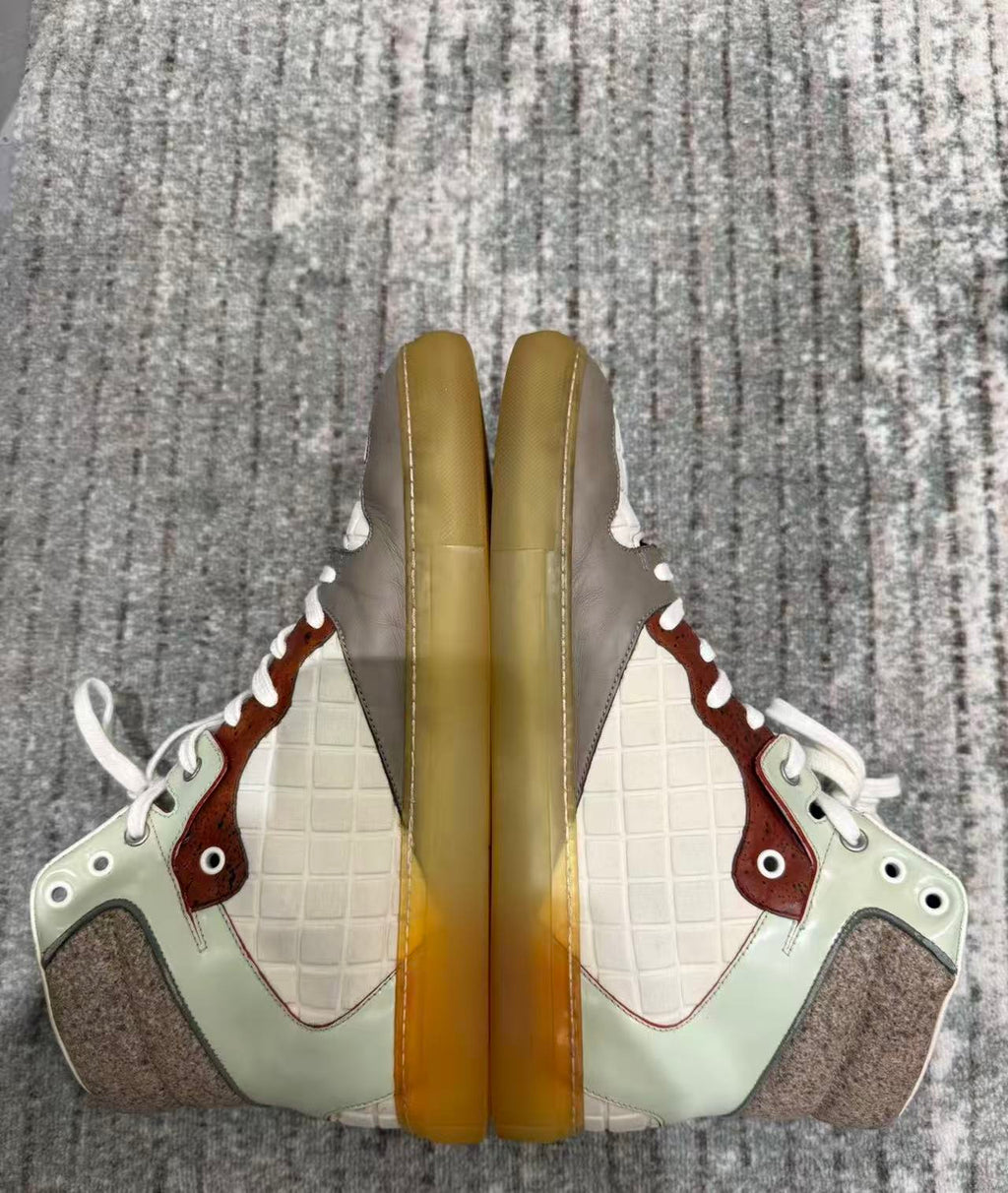 Balenciaga 12ss Paneled High-Top Sneakers
