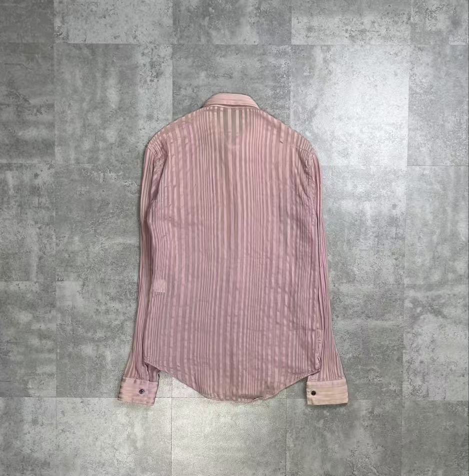Dior Homme 05ss Pink Silk Shirt