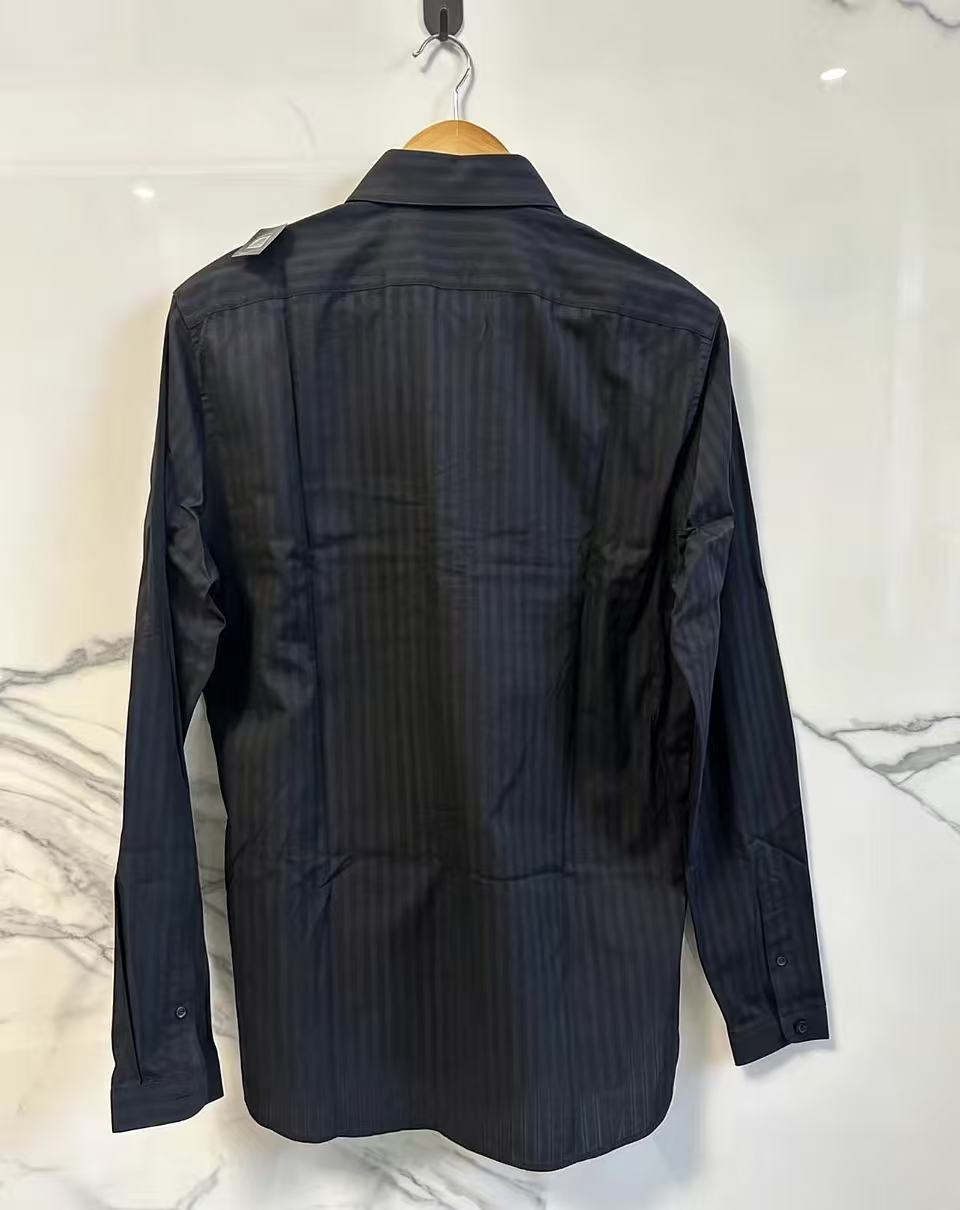 Saint Laurent 19SS Striped Officer Shirt