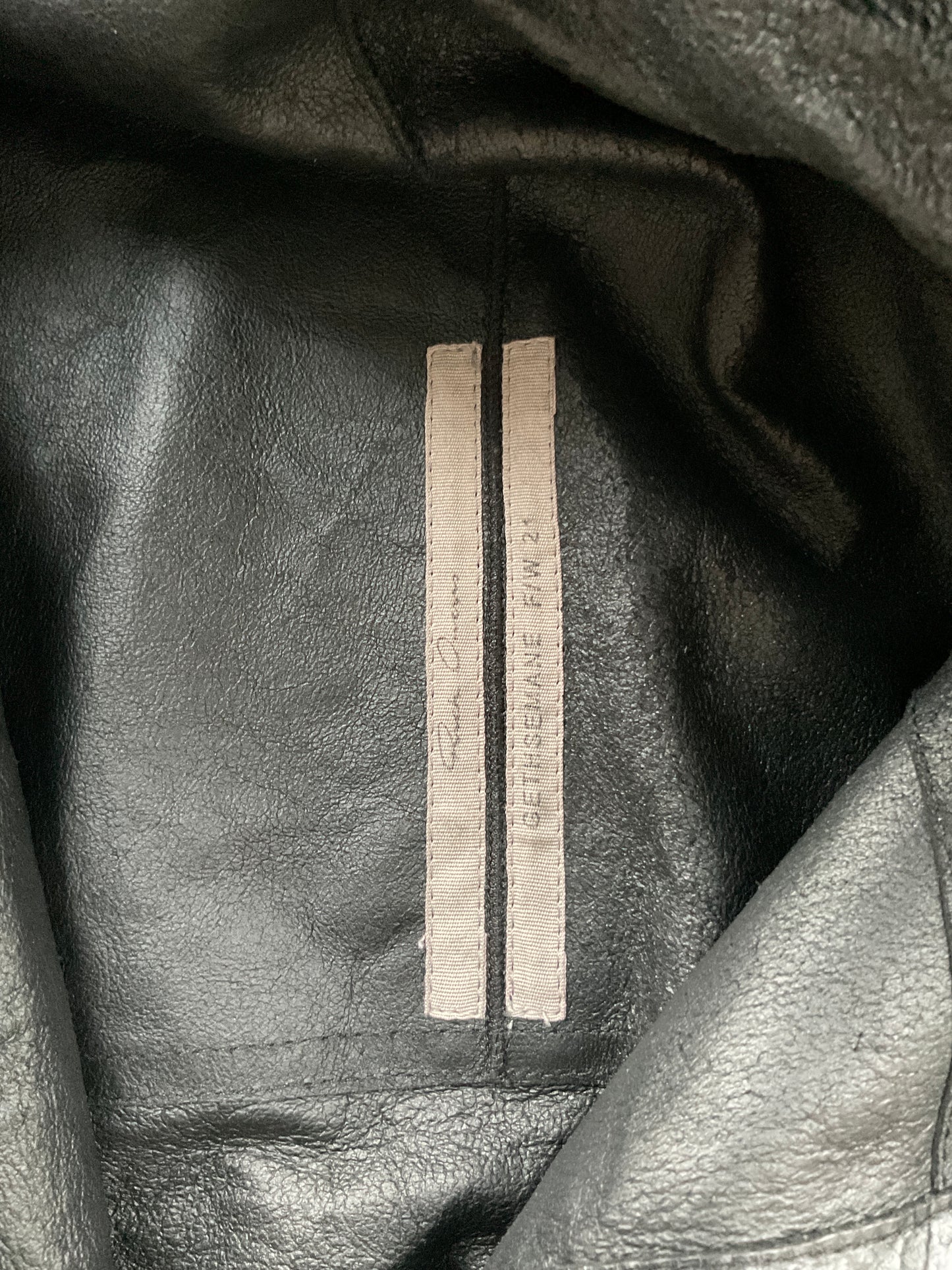 Rick Owens gloved leather jacket