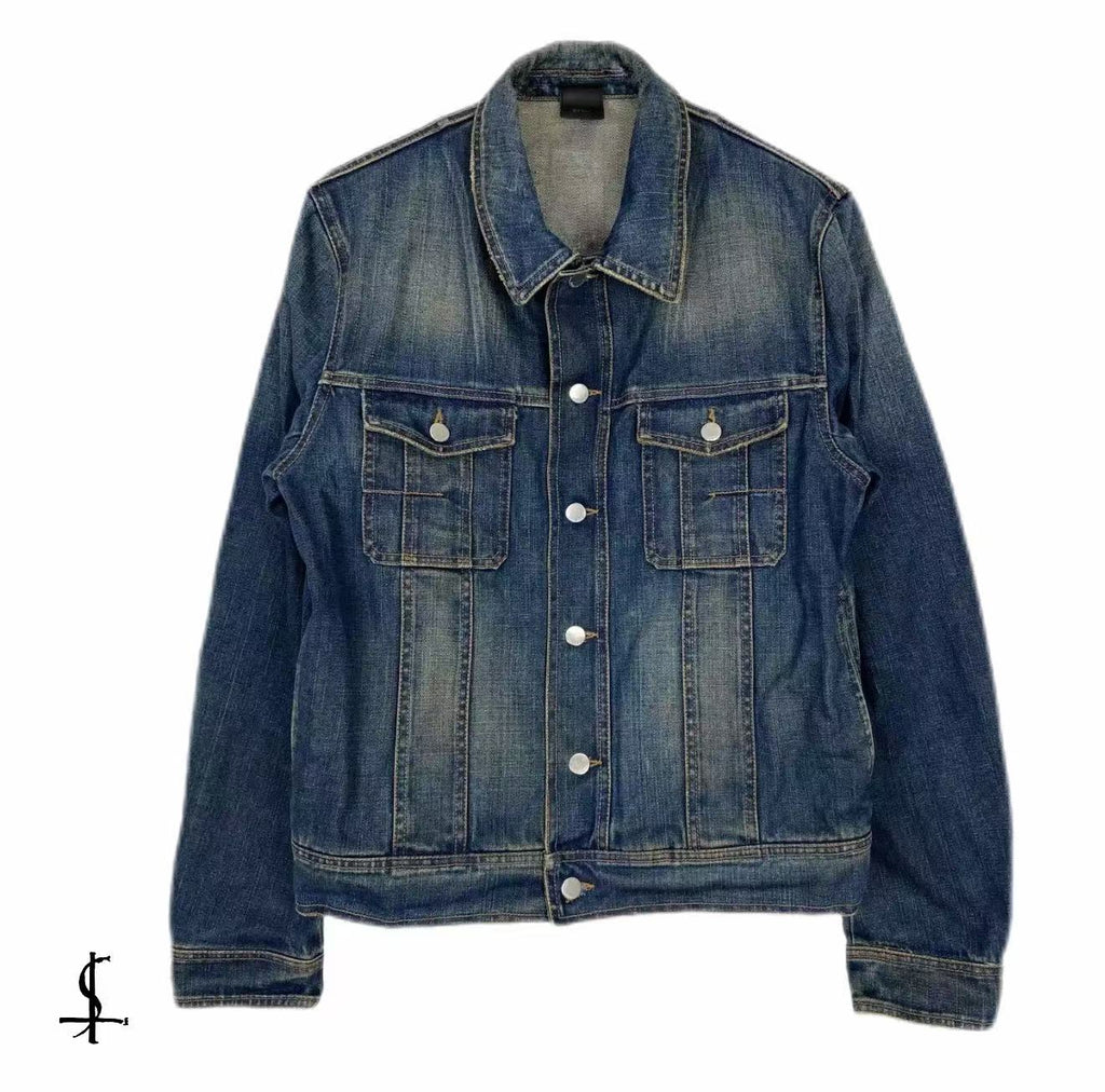 Dior Homme 05SS Orange Overdyed Denim Jacket