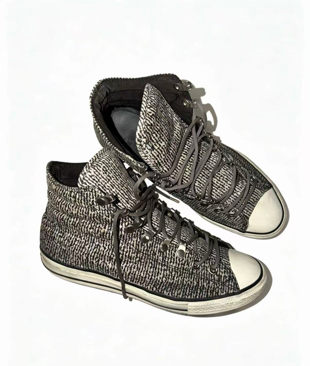 Number Nine 08SS Stripped Hi Top Sneaker