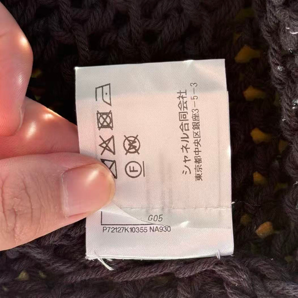 Chanel 22C Dove Of Peace Knit Cardign