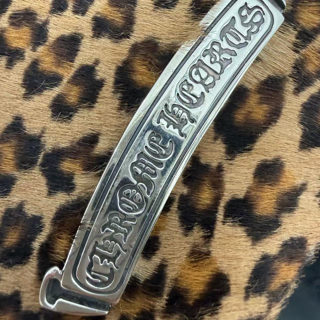 Chrome Hearts Dagger Leopard Red Patent Leather Bag