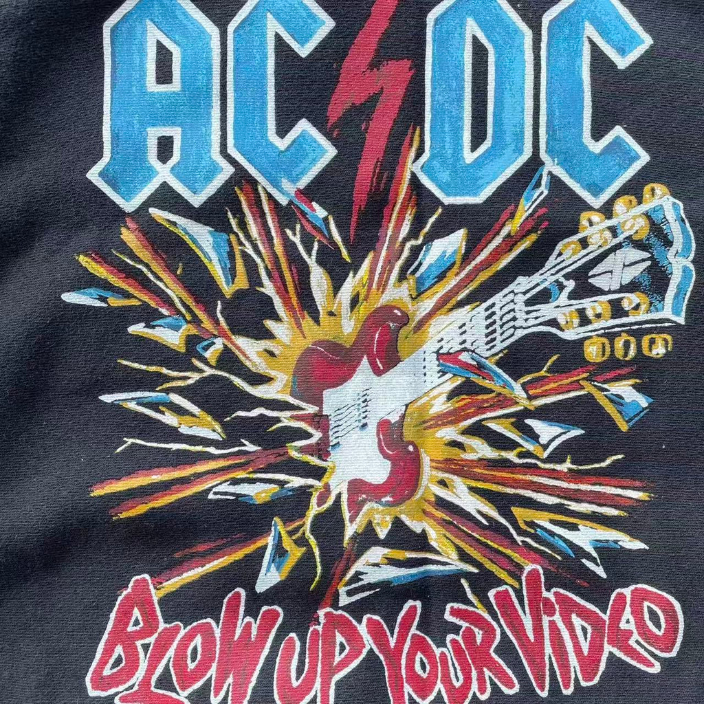 Gucci 18SS AC/DC Print Crewneck Sweatshirt