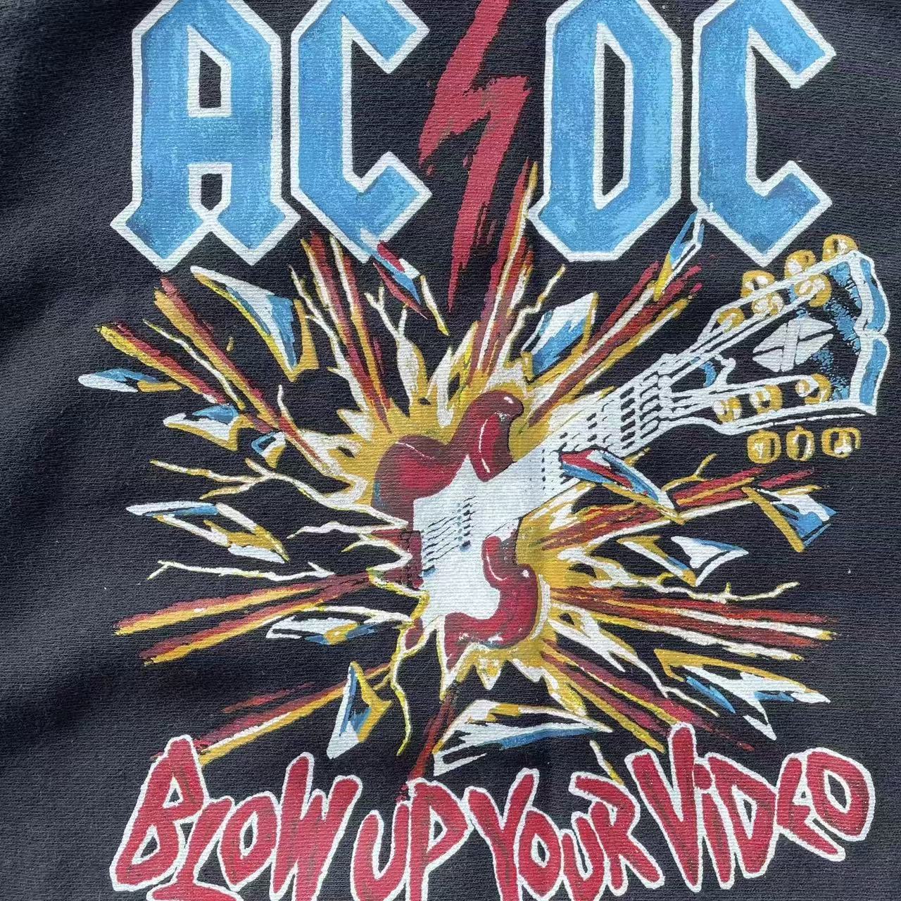 Gucci 18SS AC/DC Print Crewneck Sweatshirt