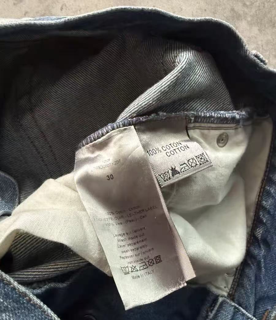 Dior Homme 11SS Washed Denim Jeans