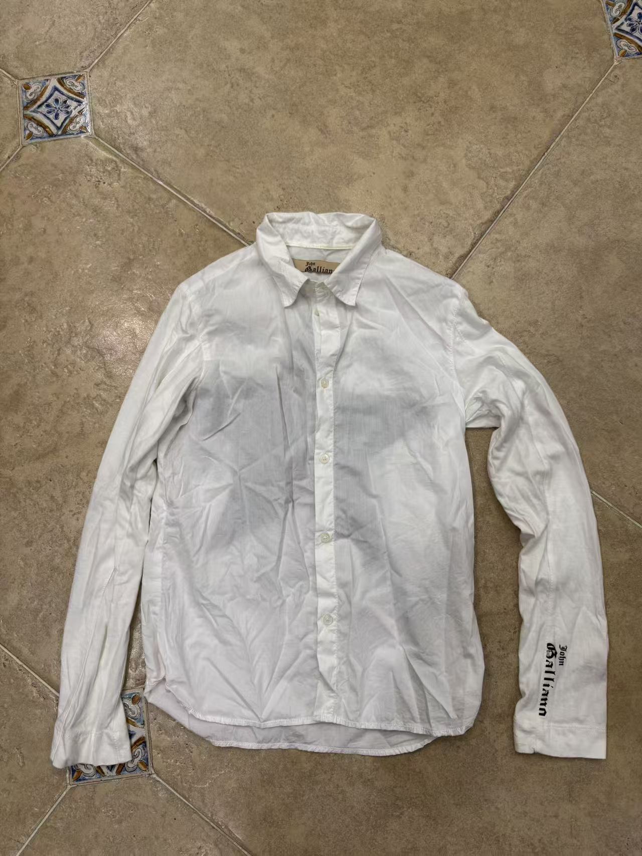John Galliano Star Print Long sleeved shirt