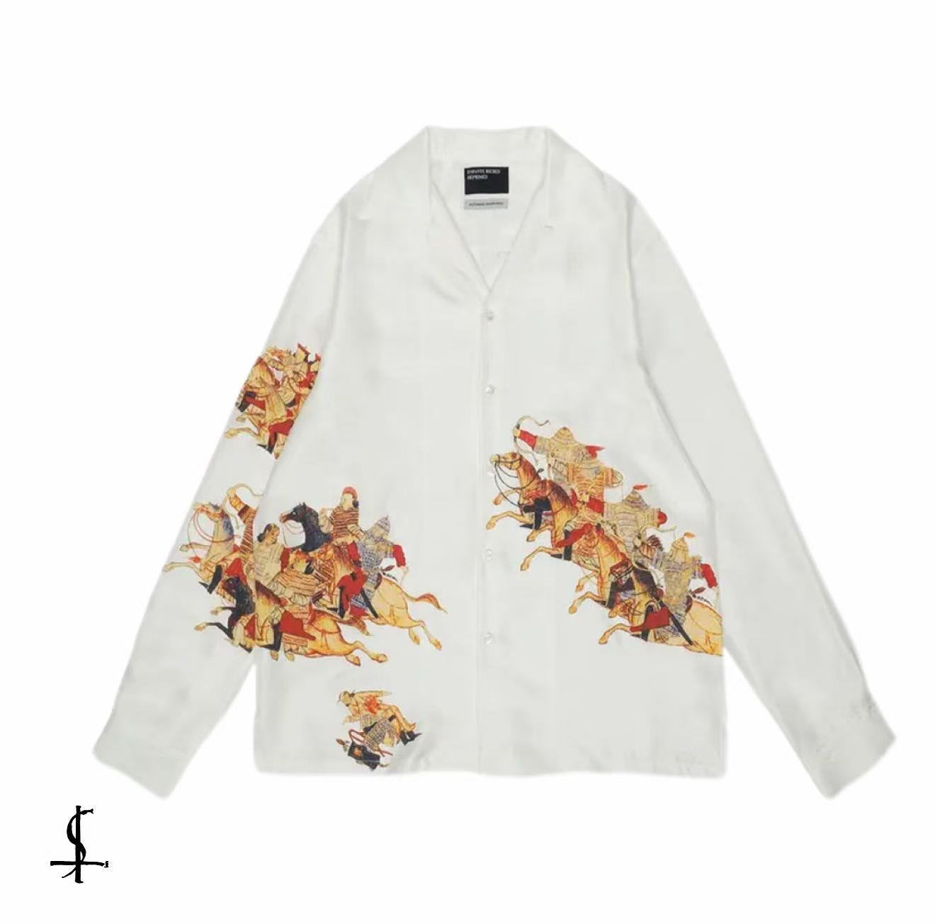 Enfants Riches Deprimes Hun Battle Print Shirt