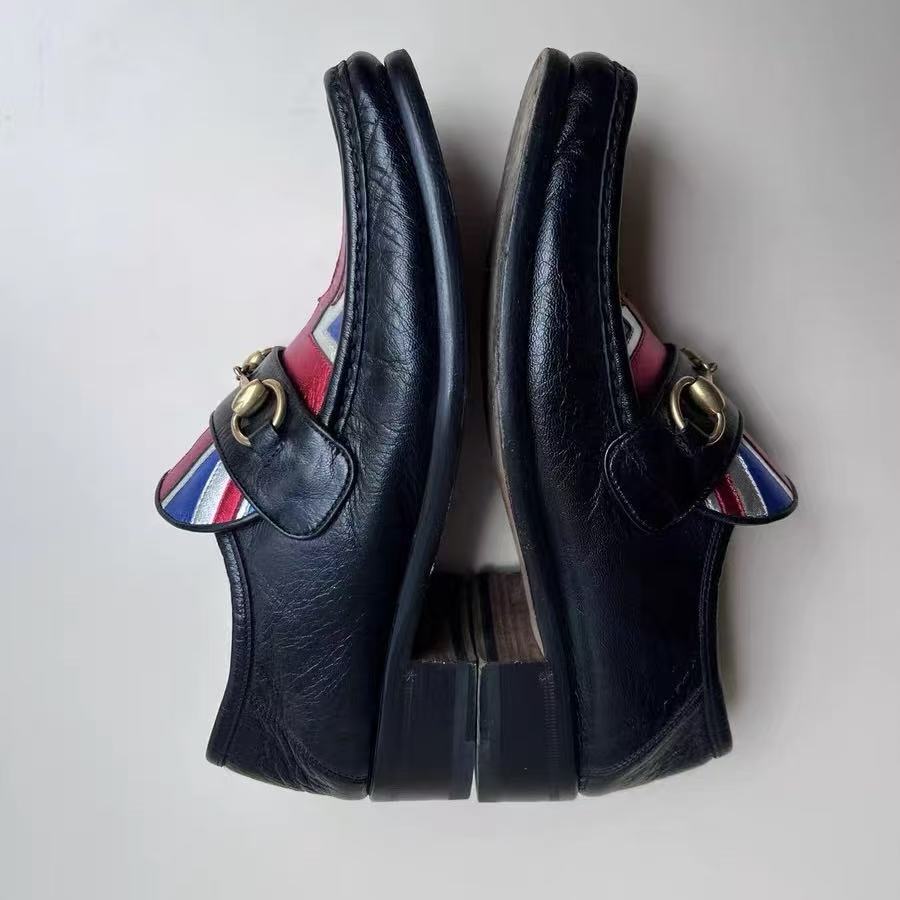 Gucci Union Jack Horsebit Loafers
