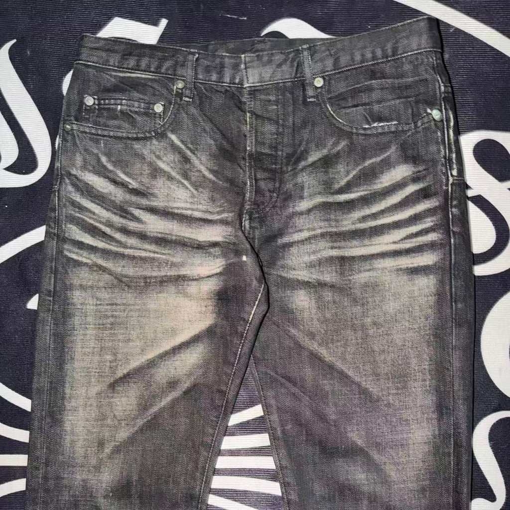 Dior Homme SS03 "Follow Me" Washed Black Clawmark Denim