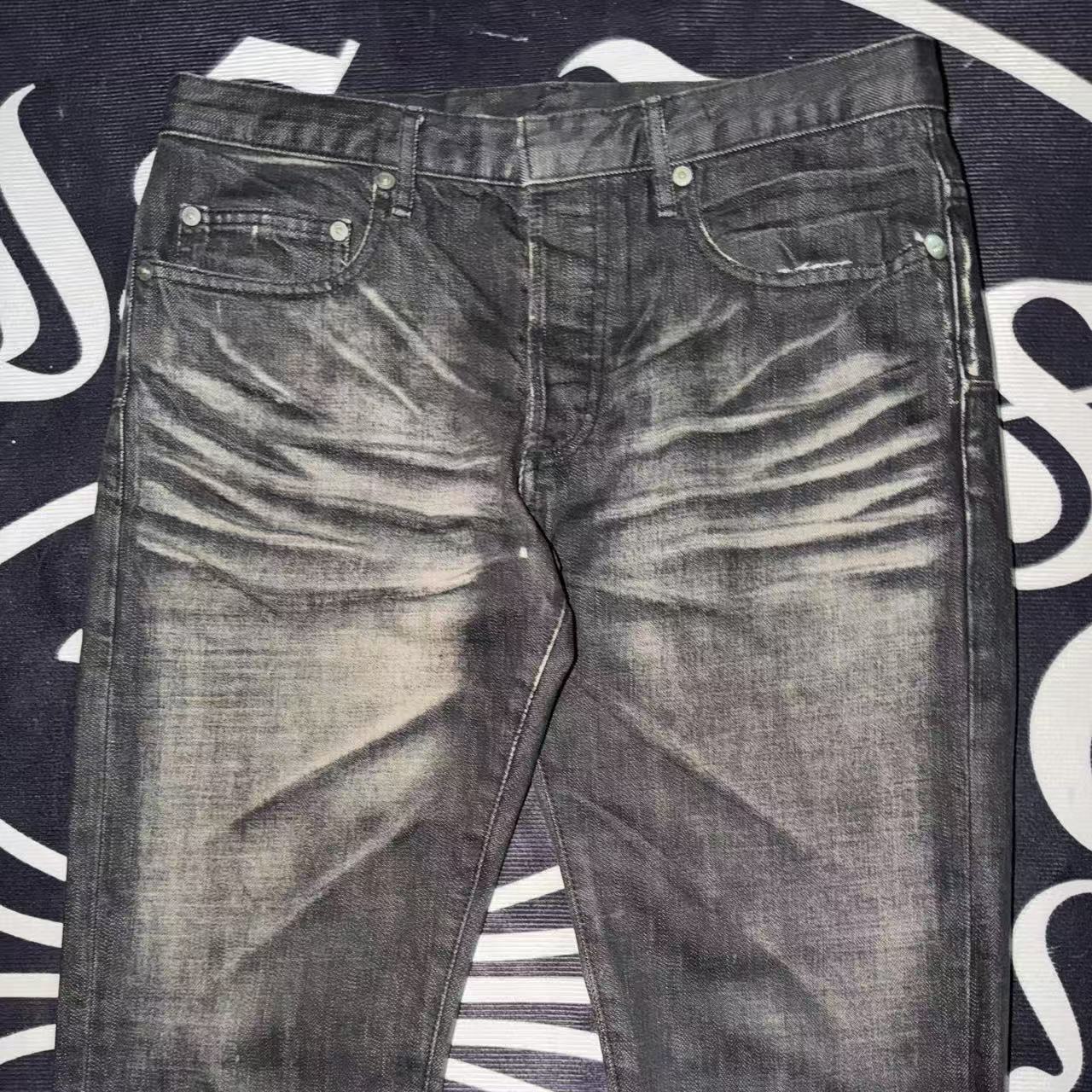 Dior Homme SS03 "Follow Me" Washed Black Clawmark Denim