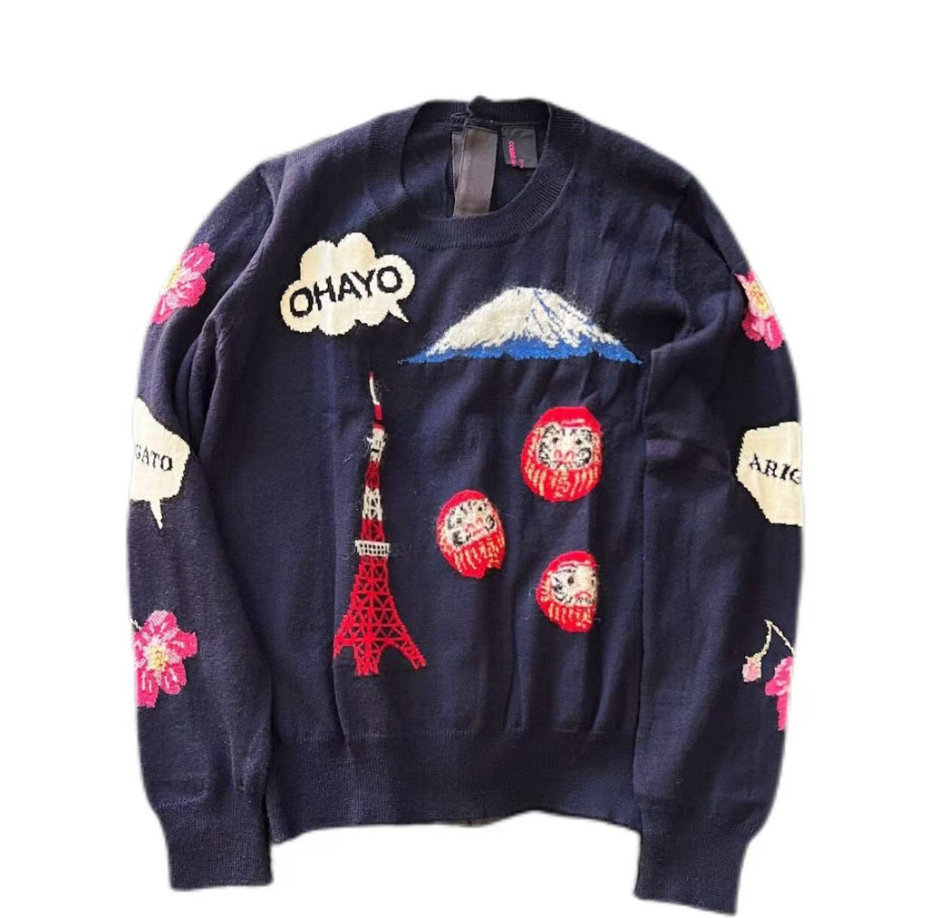COMME des GARÇONS 05AW Japan Graphic Sweater