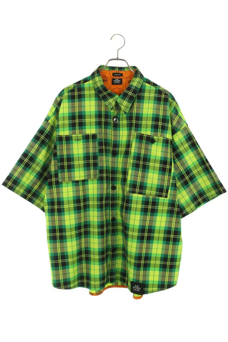 S.R. STUDIO. LA. CA. Check Short Sleeve Shirt
