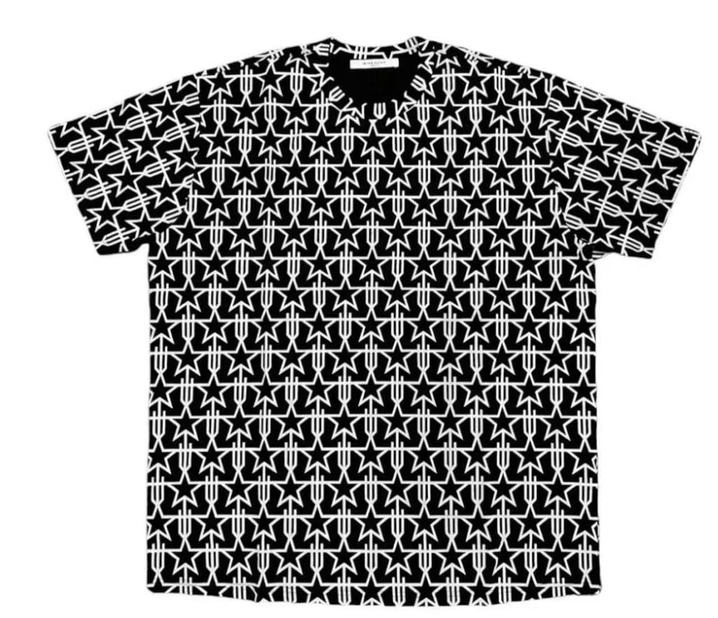 Givenchy by Riccardo Tisci 2016 All-Over Star Print T-Shirt