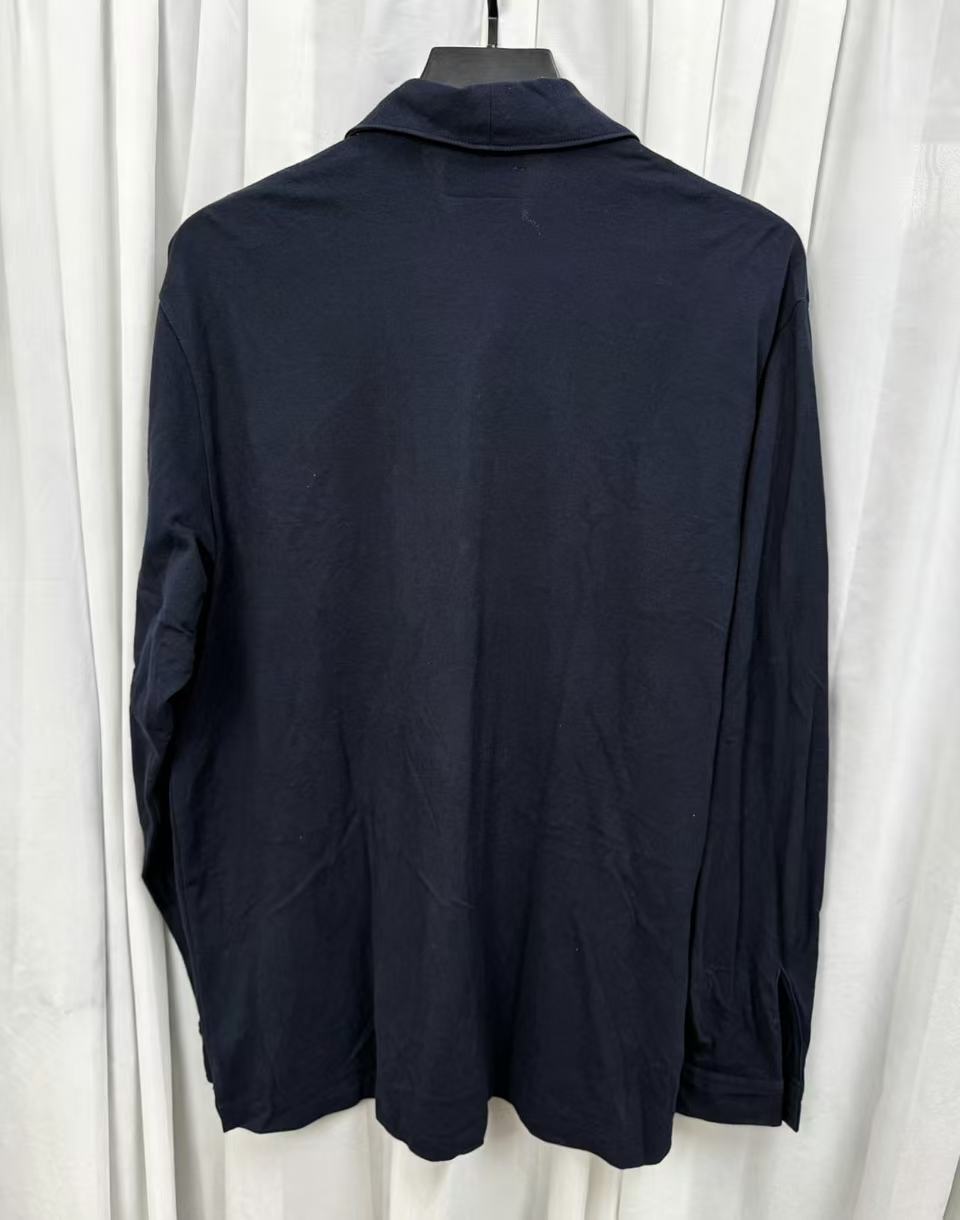 Yohji Yamamoto Homme  Crochet Lace Switching Shirt sample