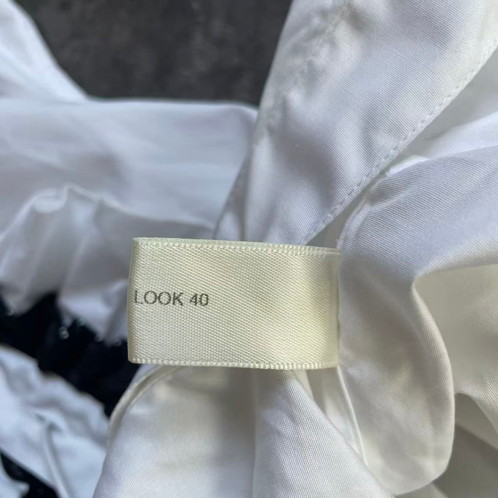Saint Laurent 14AW Bib Ruffle Shirt Sample