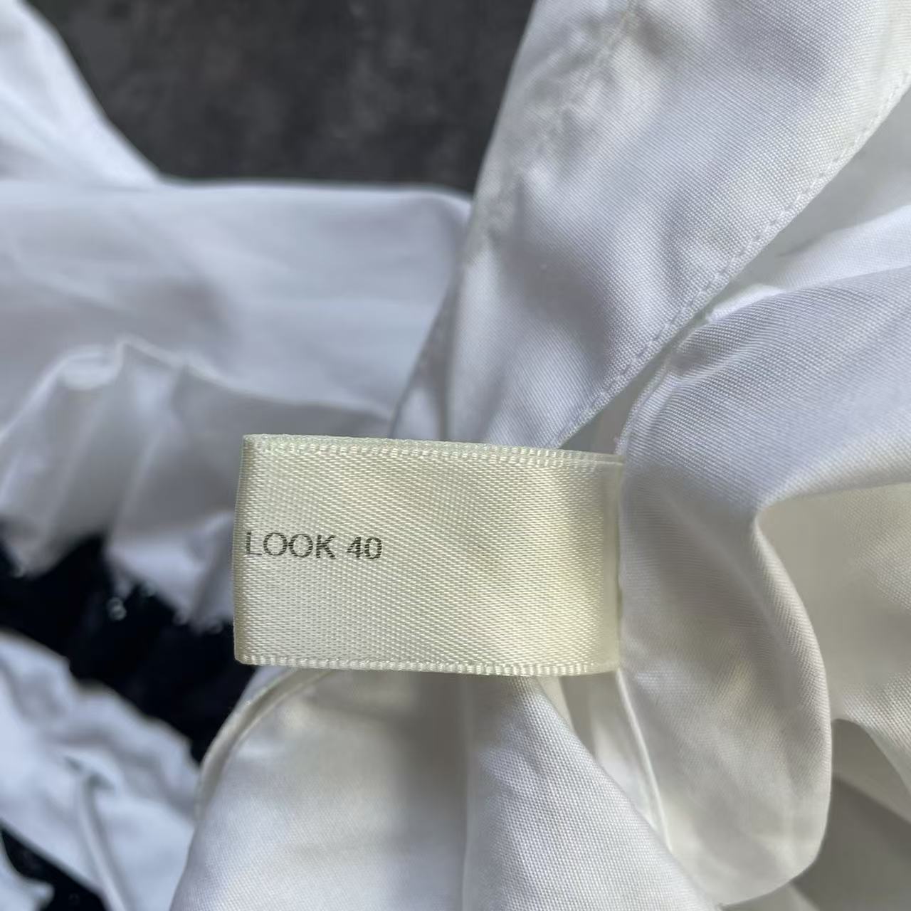 Saint Laurent 14AW Bib Ruffle Shirt Sample