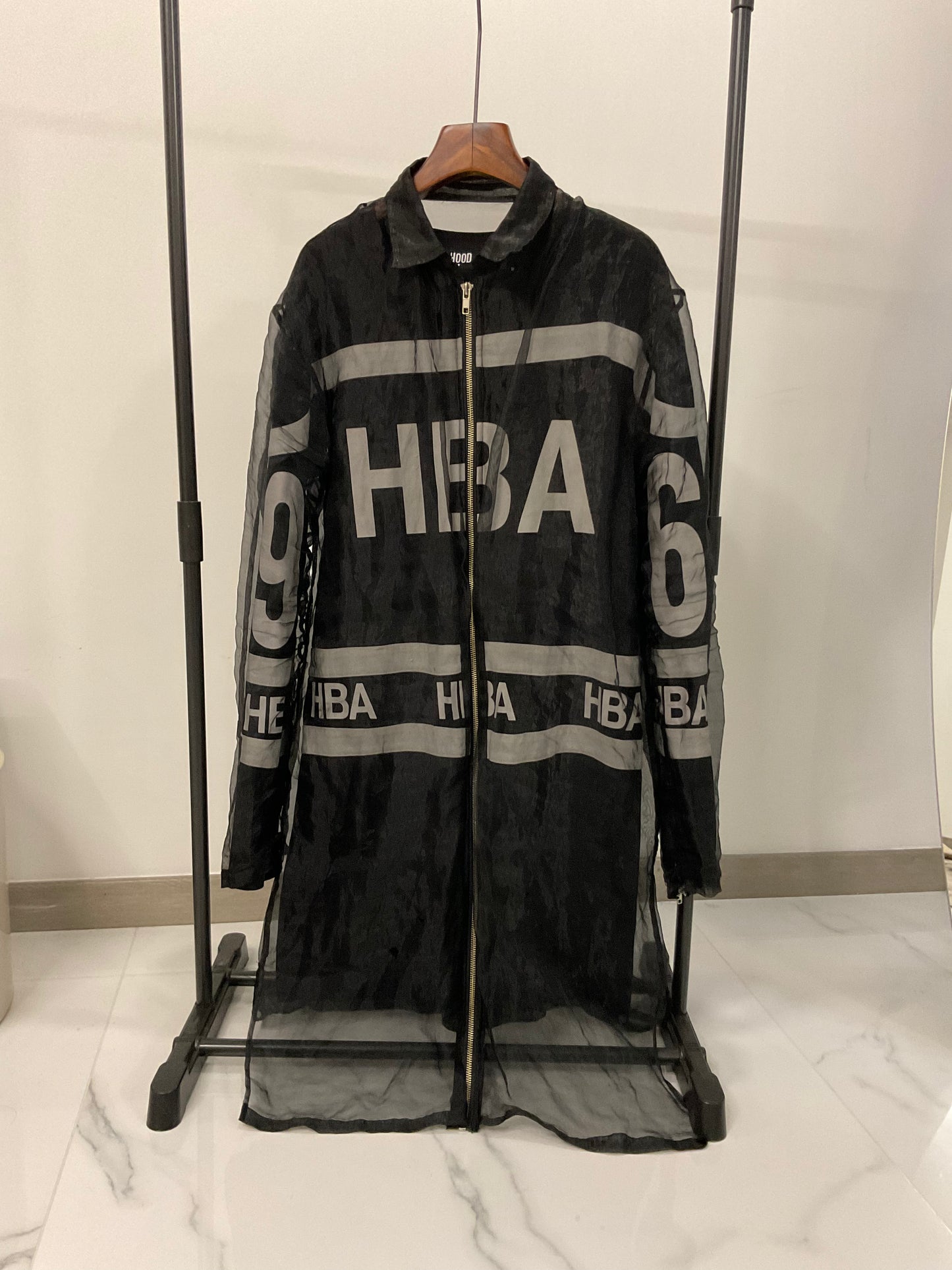 Hood by air “69” mesh sweater shirt