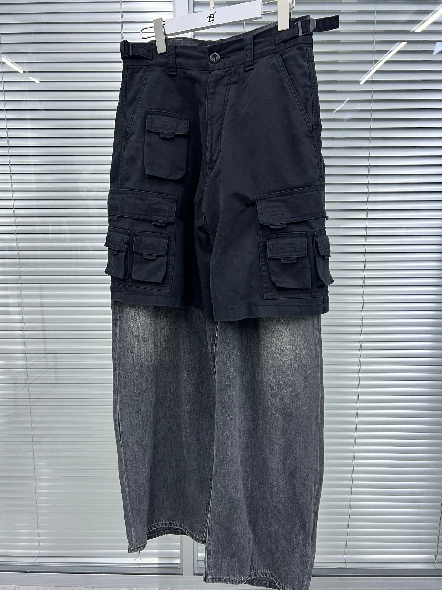 Balenciaga hybrid cargo jeans