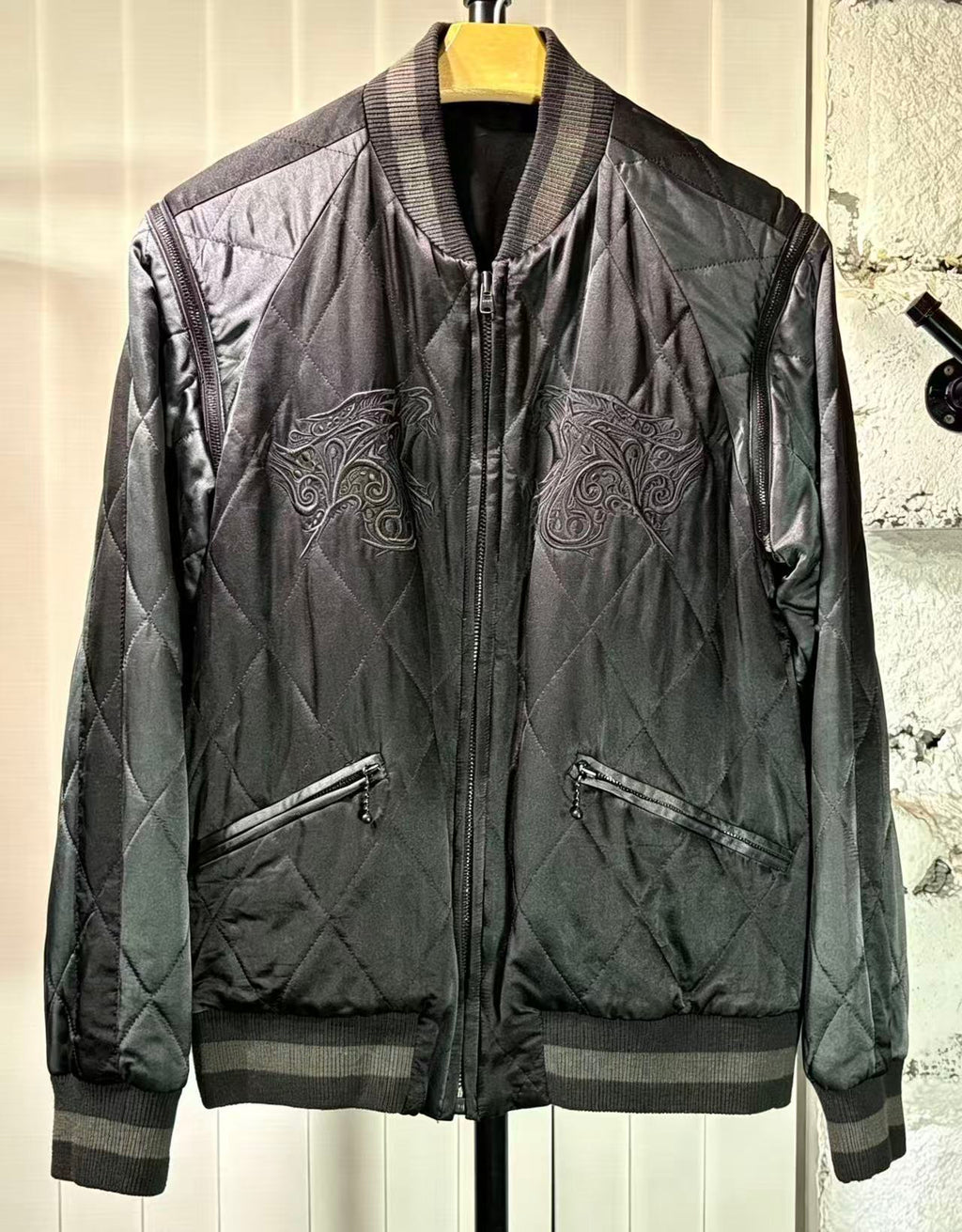 Number Nine 04ss Dream By Dream Silk Sukajan Jacket
