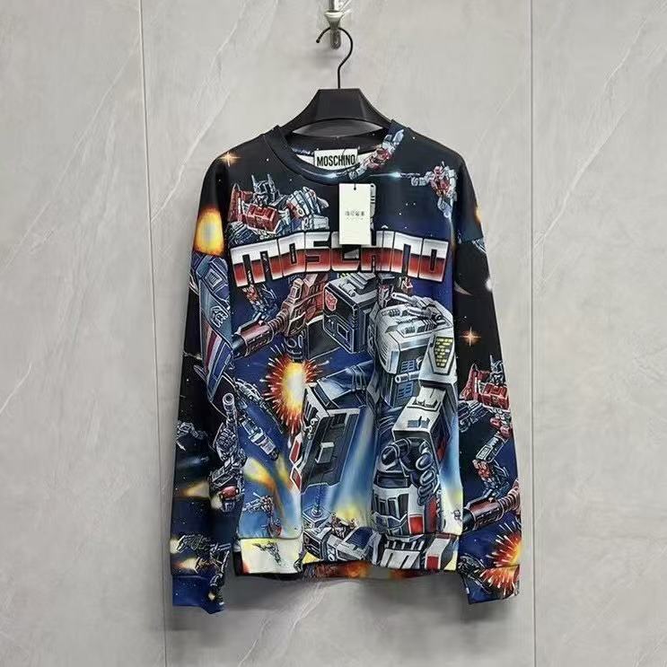 Moschino 17FW Transformers Print Sweatshirt