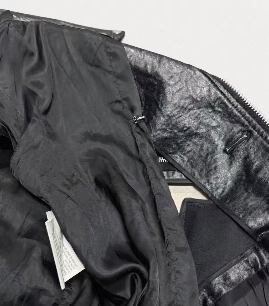Junya Watanabe Comme des Garçons 07AW Vegan Leather Deconstructed Vest