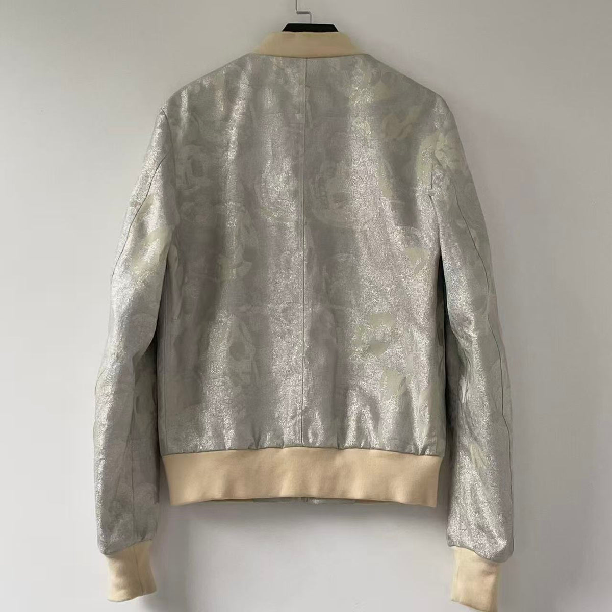 Alexander Mcqueen 15SS Silver Bomber Jacket