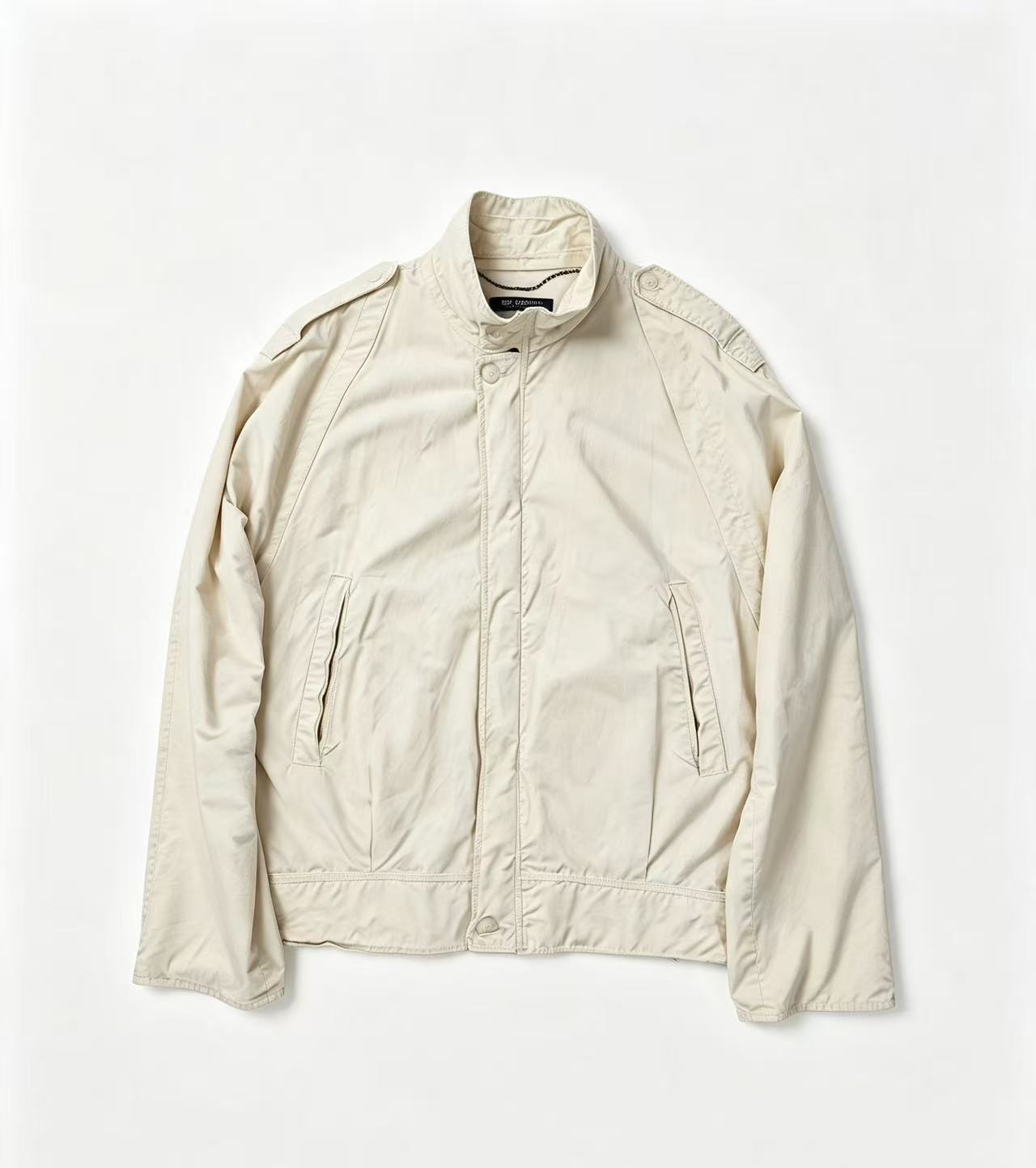 Raf Simons 02ss white biker jacket