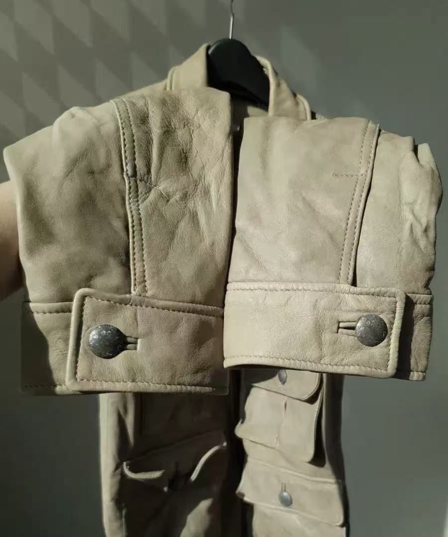 Dolce & Gabbana  03AW Multi-Pocket Leather Jacket