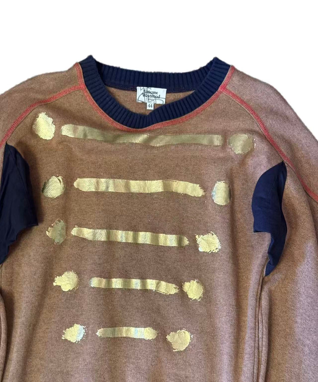 Vivienne Westwood Man Napoleon Jacket Motifs Deconstructed Sweatshirt