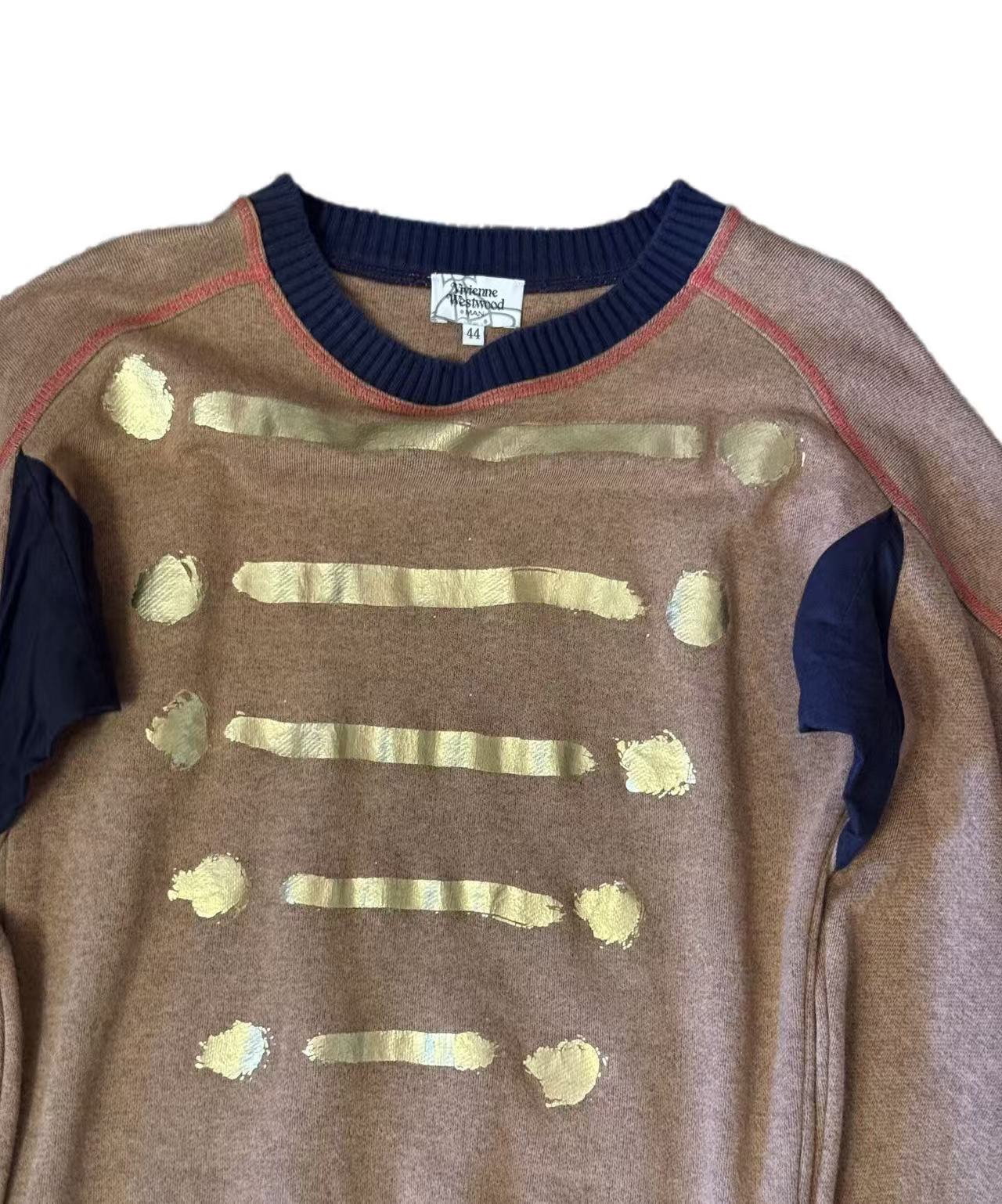 Vivienne Westwood Man Napoleon Jacket Motifs Deconstructed Sweatshirt