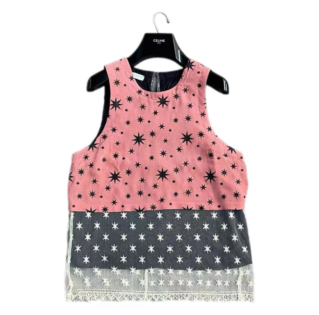 Dries Van Noten Star Motif Tank Top