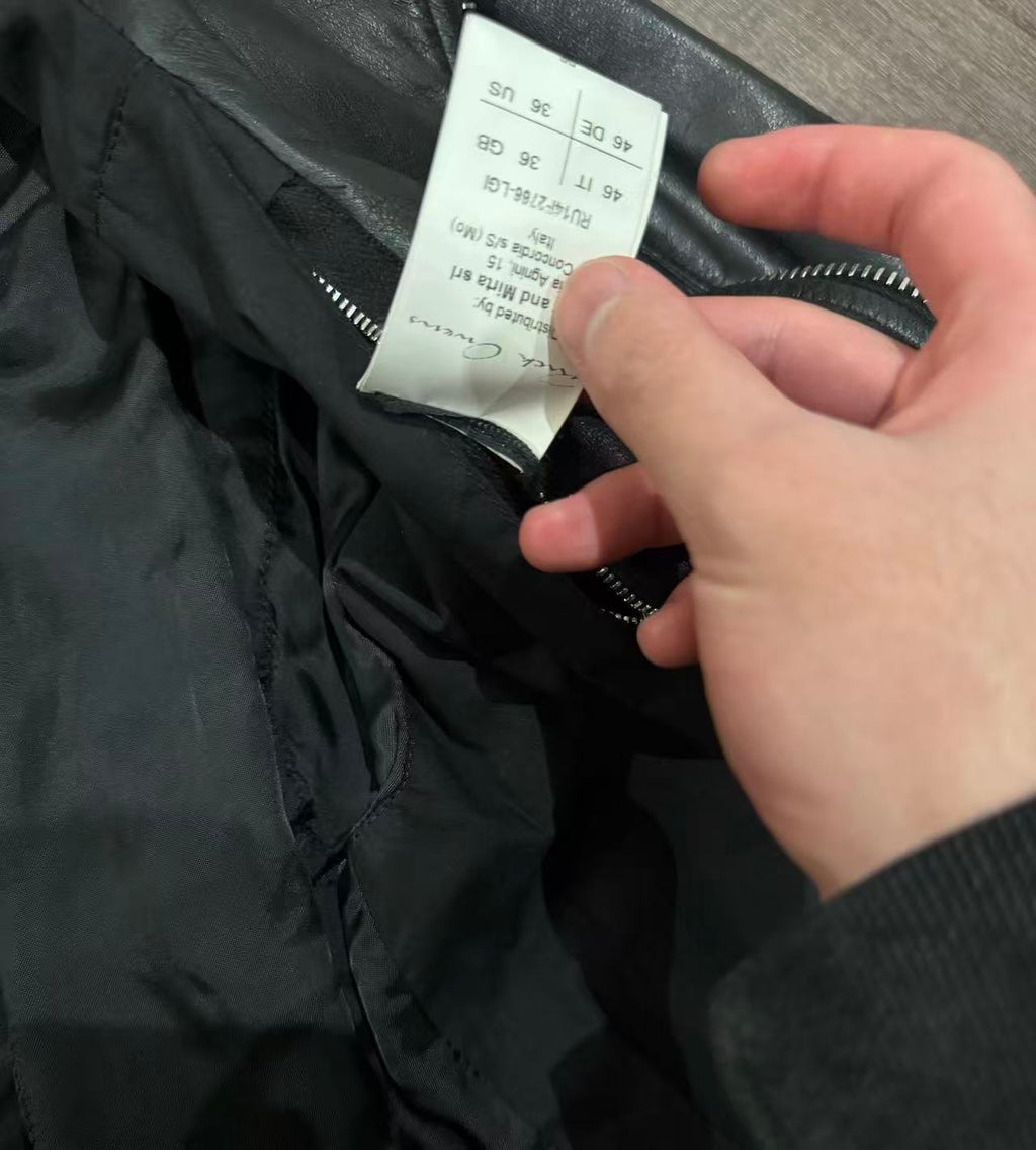 Rick Owens 15ssBULLER Leather Jacket