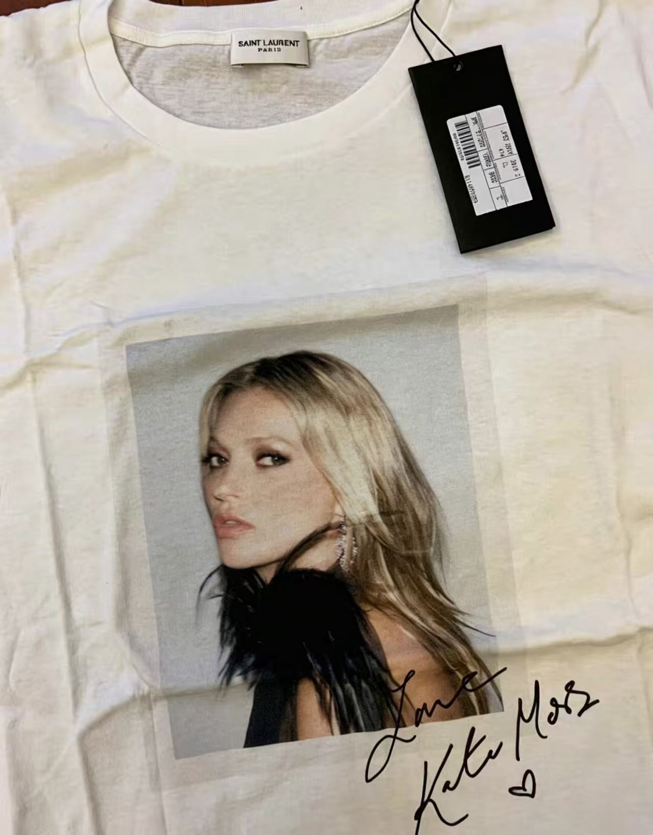 saint laurent kate moss tee
