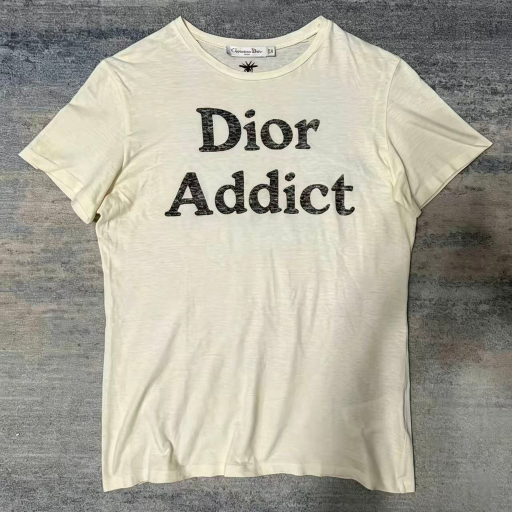 Christian Dior By John Galliano 02SS Dior Addict Print Tee