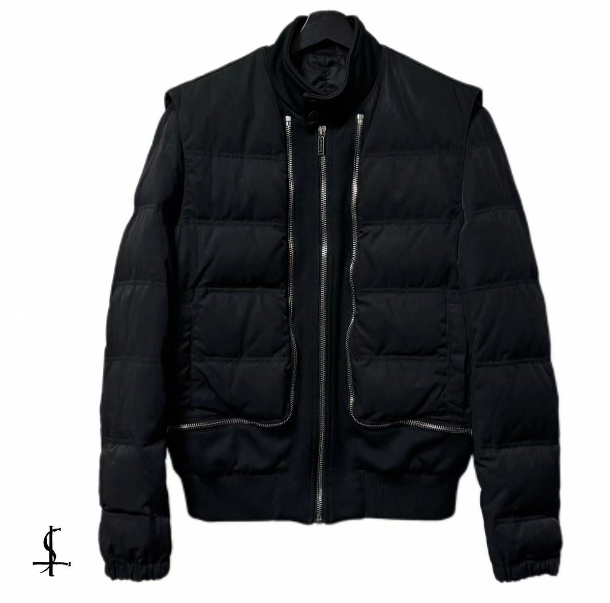 Dirk Bikkembergs Detachable Vest 2-in-1 Bomber Down Jacket