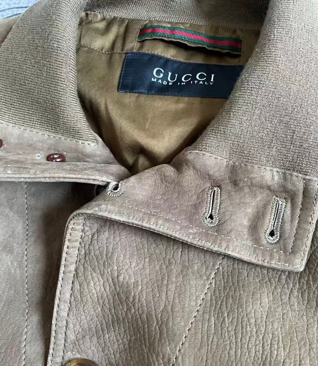 Gucci By Tom Ford Suede Jacket