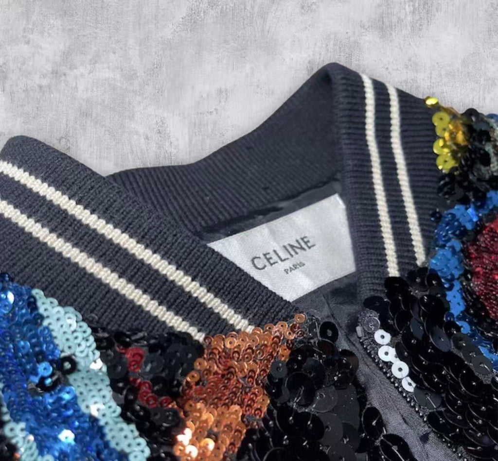 Celine 19SS Sequin Teddy Jacket