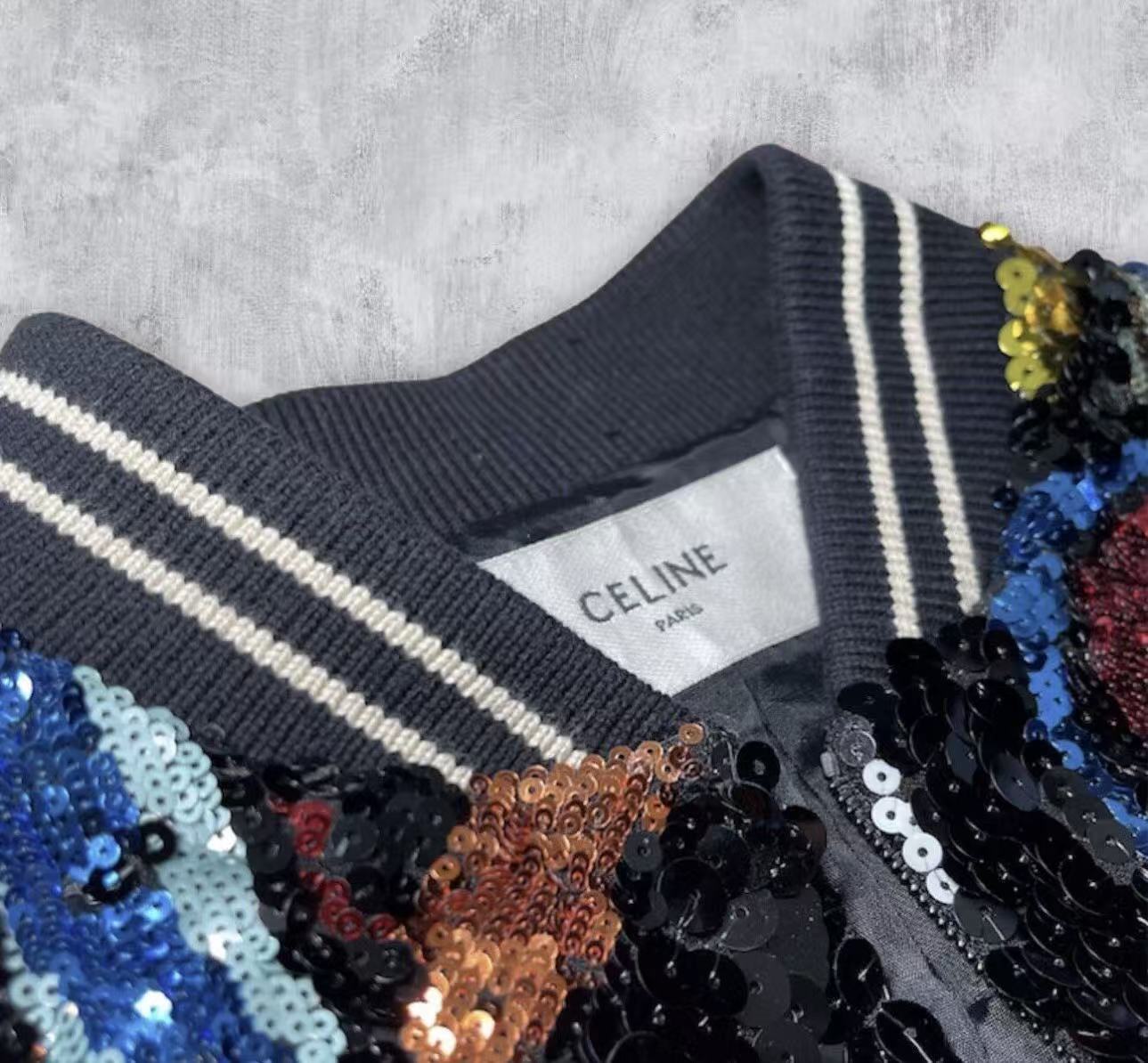 Celine 19SS Sequin Teddy Jacket