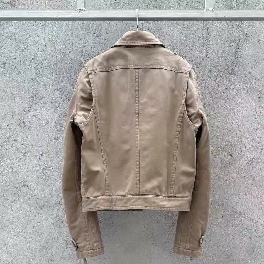 Dsquared 2 00s Vintage Zip-up Denim Biker Jacket