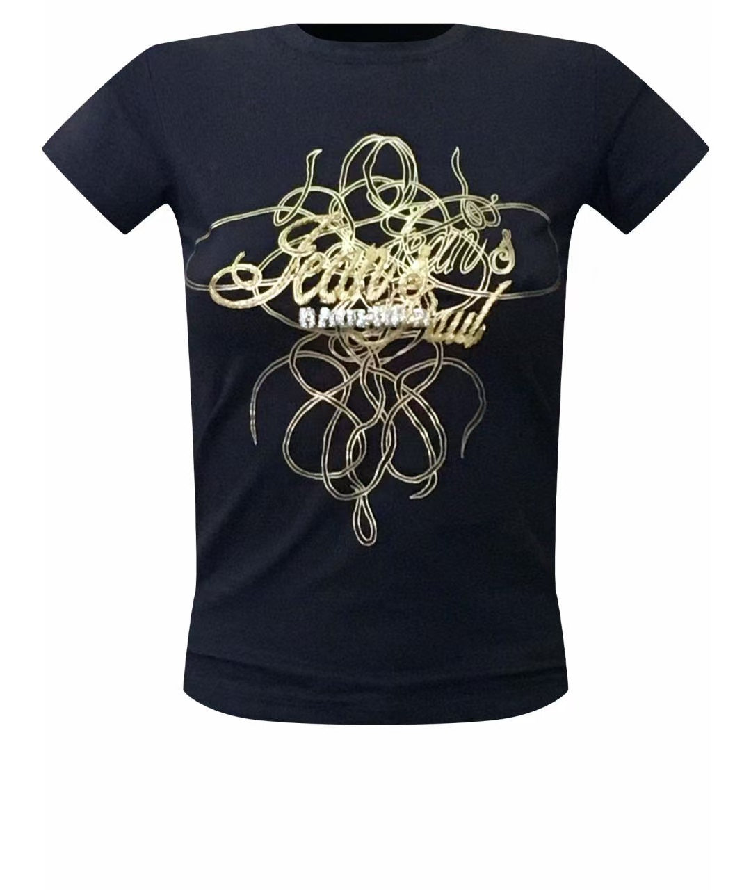 Jean Paul Gaultier Gold Print Tee