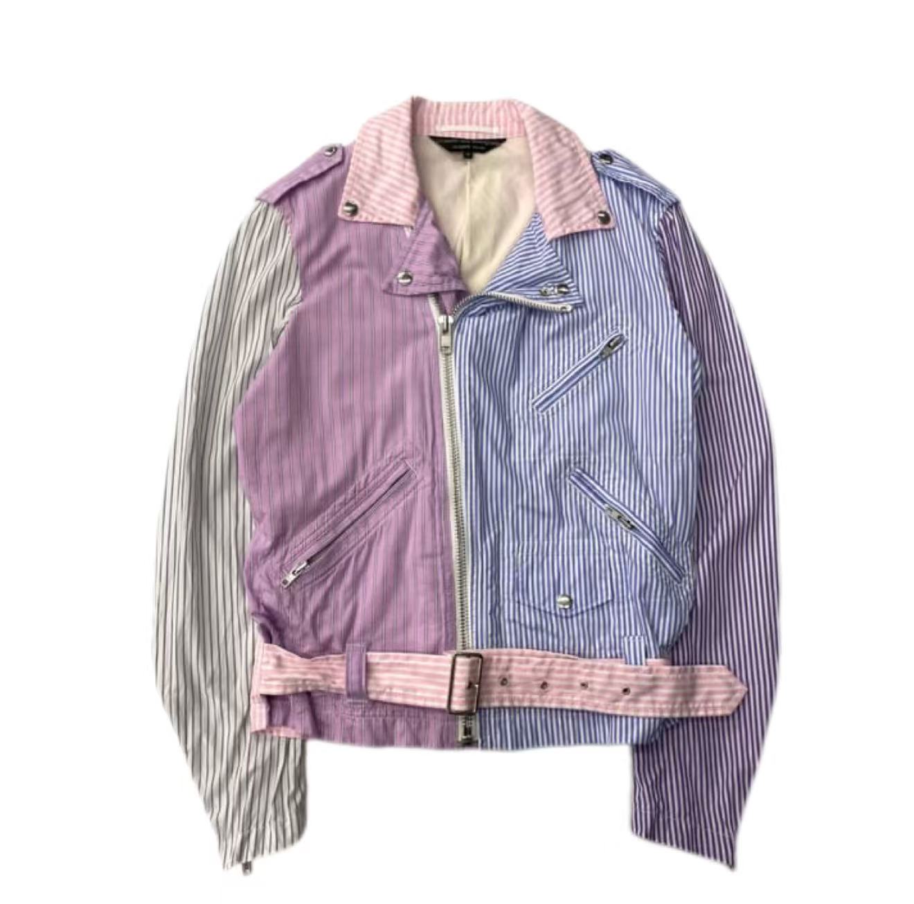 Comme Des Garcons Homme Plus 13SS Stripe Rider Jacket